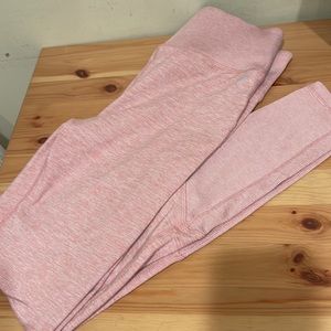 GapFit Brushed Tech Jersey Leggings Pink S